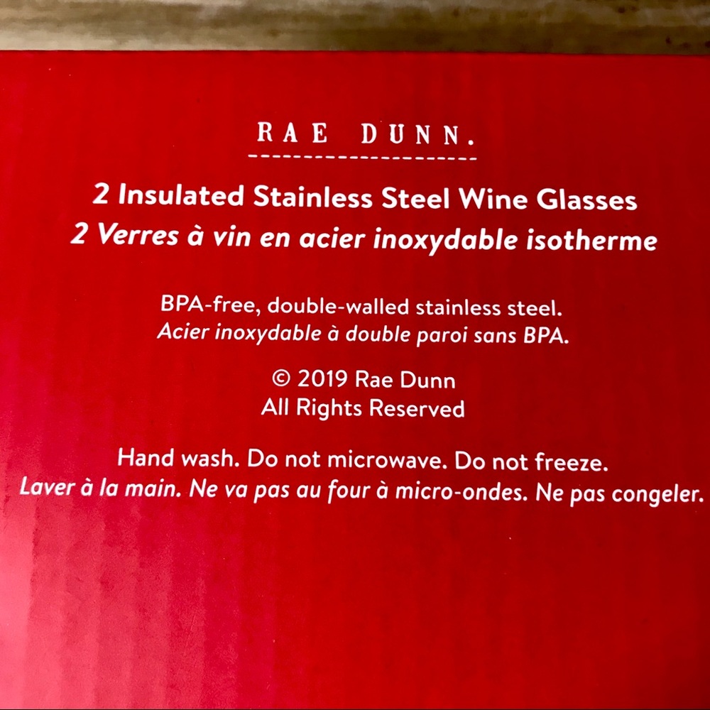 Rae Dunn Wine Tumblers Nice & Naughty - Picture 4 of 4